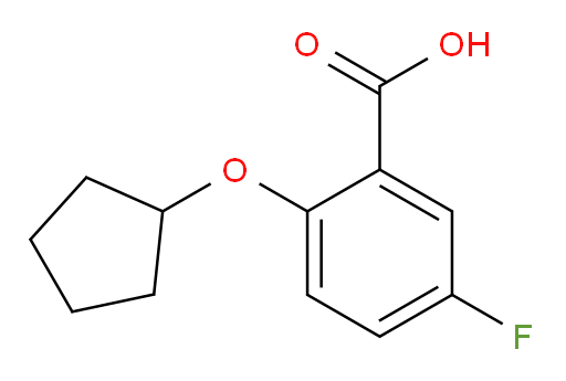 2-(cyclopentyloxy)-5-fluorobenzoic acid