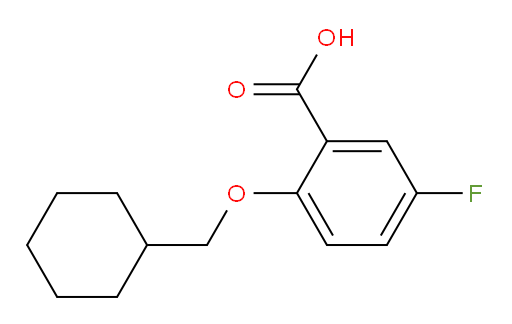 2-(cyclohexylmethoxy)-5-fluorobenzoic acid