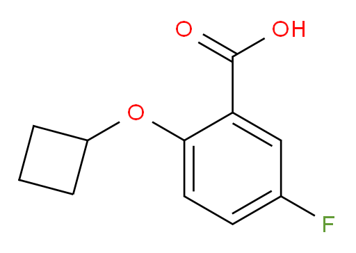2-cyclobutoxy-5-fluorobenzoic acid