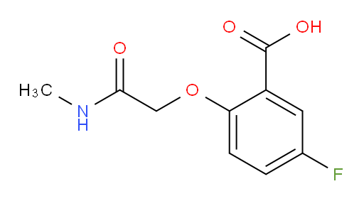 5-fluoro-2-(2-(methylamino)-2-oxoethoxy)benzoic acid