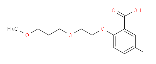 5-fluoro-2-(2-(3-methoxypropoxy)ethoxy)benzoic acid