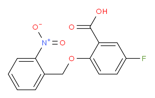 5-fluoro-2-((2-nitrobenzyl)oxy)benzoic acid