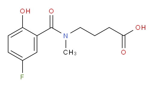 4-(5-fluoro-2-hydroxy-N-methylbenzamido)butanoic acid