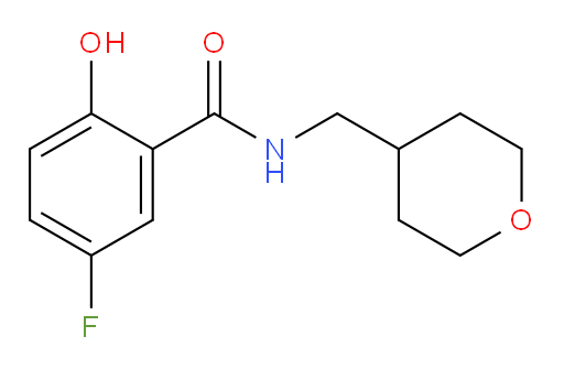 5-fluoro-2-hydroxy-N-((tetrahydro-2H-pyran-4-yl)methyl)benzamide