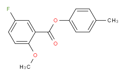 p-tolyl 5-fluoro-2-methoxybenzoate