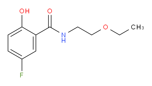 N-(2-ethoxyethyl)-5-fluoro-2-hydroxybenzamide