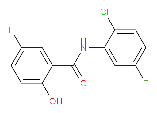 N-(2-chloro-5-fluorophenyl)-5-fluoro-2-hydroxybenzamide