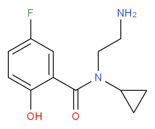 N-(2-aminoethyl)-N-cyclopropyl-5-fluoro-2-hydroxybenzamide