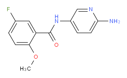 N-(6-aminopyridin-3-yl)-5-fluoro-2-methoxybenzamide
