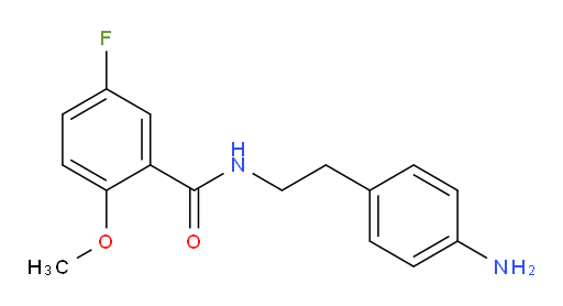 N-(4-aminophenethyl)-5-fluoro-2-methoxybenzamide