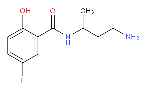 N-(4-aminobutan-2-yl)-5-fluoro-2-hydroxybenzamide