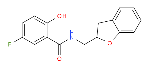 N-((2,3-dihydrobenzofuran-2-yl)methyl)-5-fluoro-2-hydroxybenzamide