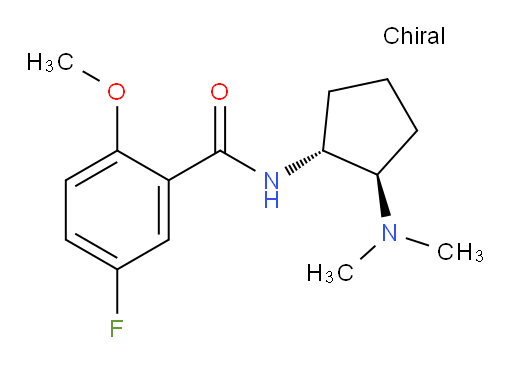 N-((1R,2R)-2-(dimethylamino)cyclopentyl)-5-fluoro-2-methoxybenzamide