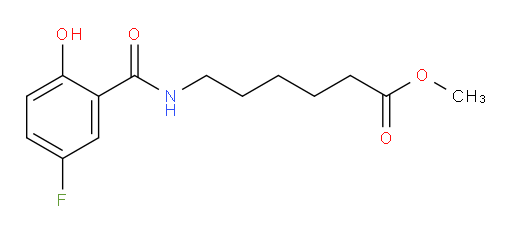 methyl 6-(5-fluoro-2-hydroxybenzamido)hexanoate