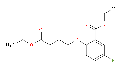 ethyl 2-(4-ethoxy-4-oxobutoxy)-5-fluorobenzoate