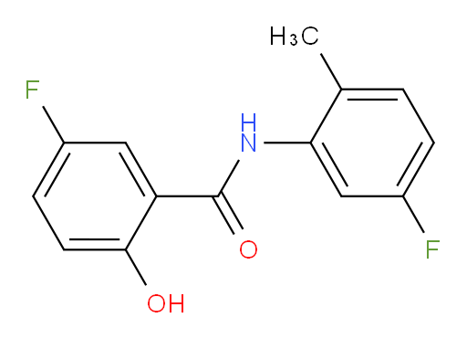 5-fluoro-N-(5-fluoro-2-methylphenyl)-2-hydroxybenzamide