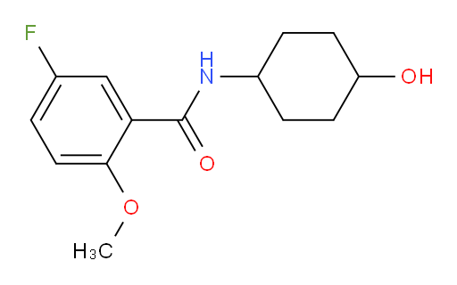 5-fluoro-N-(4-hydroxycyclohexyl)-2-methoxybenzamide