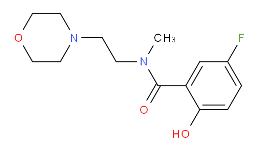 5-fluoro-2-hydroxy-N-methyl-N-(2-morpholinoethyl)benzamide
