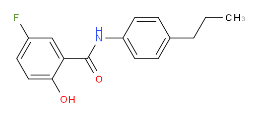 5-fluoro-2-hydroxy-N-(4-propylphenyl)benzamide