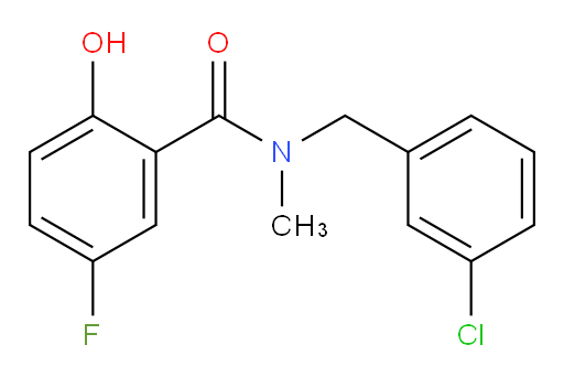 N-(3-chlorobenzyl)-5-fluoro-2-hydroxy-N-methylbenzamide