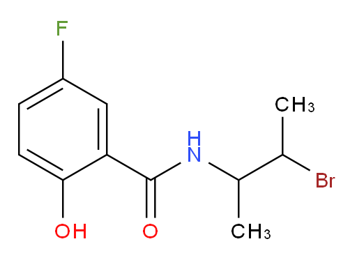 N-(3-bromobutan-2-yl)-5-fluoro-2-hydroxybenzamide