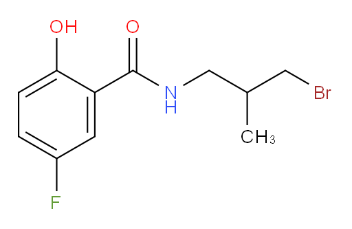 N-(3-bromo-2-methylpropyl)-5-fluoro-2-hydroxybenzamide