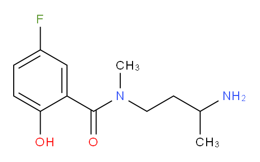 N-(3-aminobutyl)-5-fluoro-2-hydroxy-N-methylbenzamide
