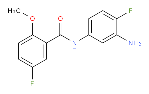 N-(3-amino-4-fluorophenyl)-5-fluoro-2-methoxybenzamide