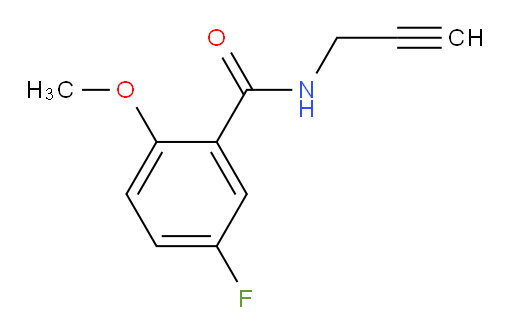 5-fluoro-2-methoxy-N-(prop-2-yn-1-yl)benzamide