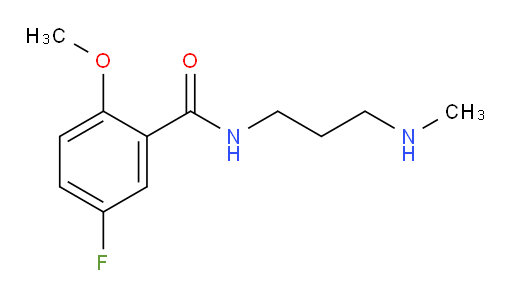 5-fluoro-2-methoxy-N-(3-(methylamino)propyl)benzamide