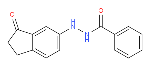 N'-(3-oxo-2,3-dihydro-1H-inden-5-yl)benzohydrazide