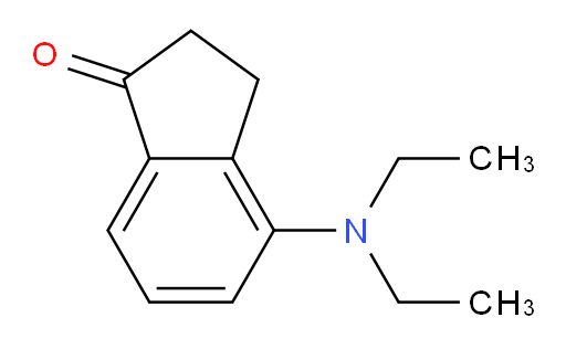 4-(diethylamino)-2,3-dihydro-1H-inden-1-one