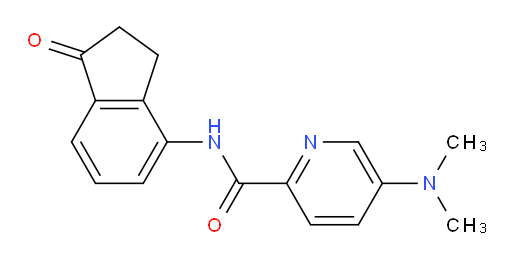 5-(dimethylamino)-N-(1-oxo-2,3-dihydro-1H-inden-4-yl)picolinamide