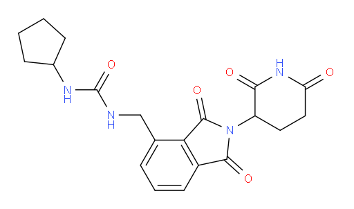 1-cyclopentyl-3-((2-(2,6-dioxopiperidin-3-yl)-1,3-dioxoisoindolin-4-yl)methyl)urea