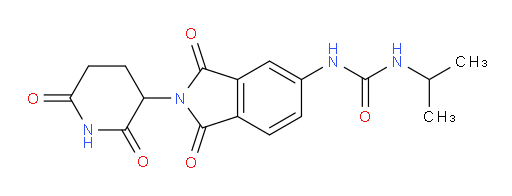 1-(2-(2,6-dioxopiperidin-3-yl)-1,3-dioxoisoindolin-5-yl)-3-isopropylurea