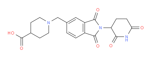 1-((2-(2,6-dioxopiperidin-3-yl)-1,3-dioxoisoindolin-5-yl)methyl)piperidine-4-carboxylic acid