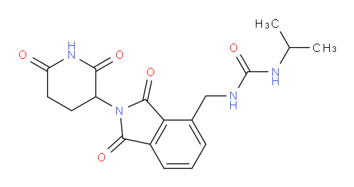 1-((2-(2,6-dioxopiperidin-3-yl)-1,3-dioxoisoindolin-4-yl)methyl)-3-isopropylurea