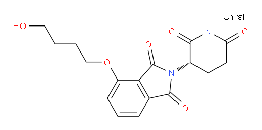 (S)-2-(2,6-dioxopiperidin-3-yl)-4-(4-hydroxybutoxy)isoindoline-1,3-dione