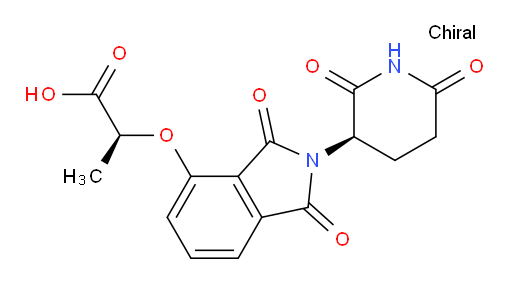 (S)-2-((2-((R)-2,6-dioxopiperidin-3-yl)-1,3-dioxoisoindolin-4-yl)oxy)propanoic acid