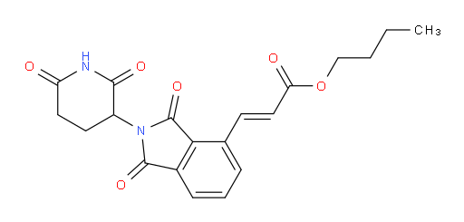 (E)-butyl 3-(2-(2,6-dioxopiperidin-3-yl)-1,3-dioxoisoindolin-4-yl)acrylate