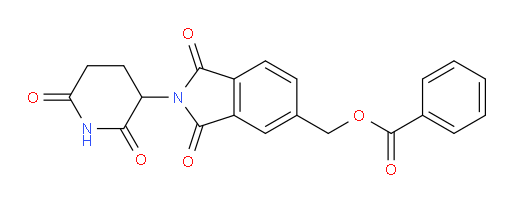 (2-(2,6-dioxopiperidin-3-yl)-1,3-dioxoisoindolin-5-yl)methyl benzoate