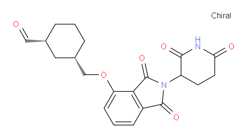 (1R,3S)-3-(((2-(2,6-dioxopiperidin-3-yl)-1,3-dioxoisoindolin-4-yl)oxy)methyl)cyclohexanecarbaldehyde