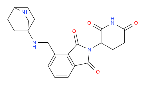 4-((2-azabicyclo[2.2.2]octan-4-ylamino)methyl)-2-(2,6-dioxopiperidin-3-yl)isoindoline-1,3-dione