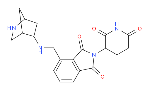4-((2-azabicyclo[2.2.1]heptan-5-ylamino)methyl)-2-(2,6-dioxopiperidin-3-yl)isoindoline-1,3-dione