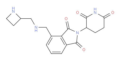 4-(((azetidin-2-ylmethyl)amino)methyl)-2-(2,6-dioxopiperidin-3-yl)isoindoline-1,3-dione