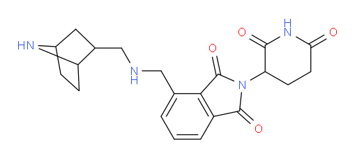 4-(((7-azabicyclo[2.2.1]heptan-2-ylmethyl)amino)methyl)-2-(2,6-dioxopiperidin-3-yl)isoindoline-1,3-dione