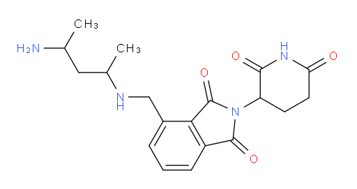 4-(((4-aminopentan-2-yl)amino)methyl)-2-(2,6-dioxopiperidin-3-yl)isoindoline-1,3-dione