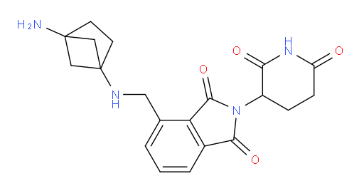 4-(((4-aminobicyclo[2.1.1]hexan-1-yl)amino)methyl)-2-(2,6-dioxopiperidin-3-yl)isoindoline-1,3-dione