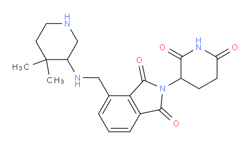 4-(((4,4-dimethylpiperidin-3-yl)amino)methyl)-2-(2,6-dioxopiperidin-3-yl)isoindoline-1,3-dione