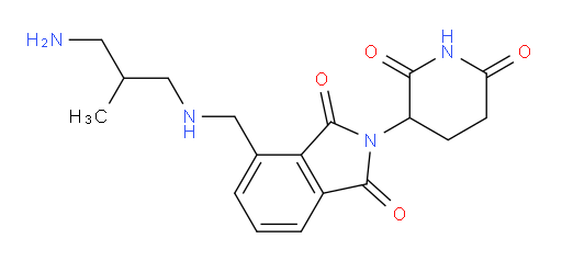 4-(((3-amino-2-methylpropyl)amino)methyl)-2-(2,6-dioxopiperidin-3-yl)isoindoline-1,3-dione